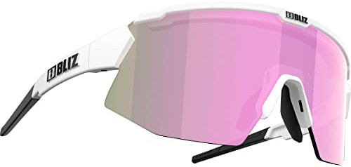 Bliz Breeze Small Sportbrille, matt White-Brown w Rose Multi