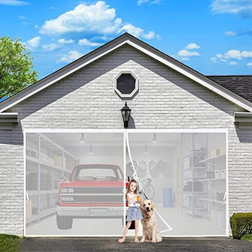 Zanzariera Finestra Magnetica, 105 x 230 cm Zanzariere su Misura con Calamita Moschiera Magnetica Anti-Zanzare per Balconi, Portefinestre Bianco