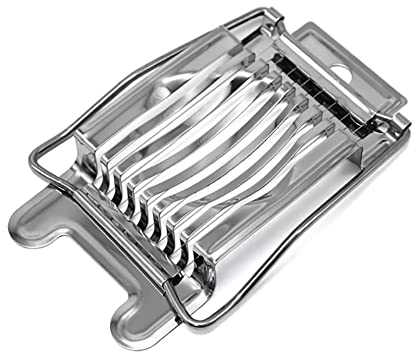 Egg Slicer for Hard Boiled Eggs, Stainless Steel Wire Multi-Purpose Egg Slicer, Kitchen Utilities, Can Cut Eggs Bread Mushroom Soft Fruit
