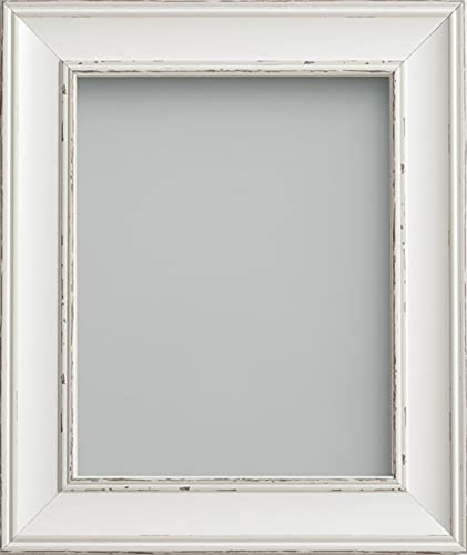 Frame Company Brooke - Cornice portafoto in plexiglas, 17,8 x 12,7 cm, colore: Bianco anticato
