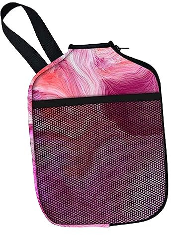 kowaku Schlägerhülle, Neopren, Paddel-Abdeckung, Geschenk, Tischtennis-Paddel-Hülle, staubdicht, langlebig, Hüllenhalter, Schutz, ROSA