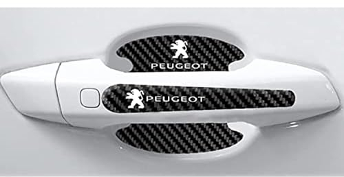 YYBCDSA 8 Stück Autotürgriffe Schutz für Peugeot Rifter,türgriff Schutz Auto,lackschutzfolien-Set für autotür-griffmulden