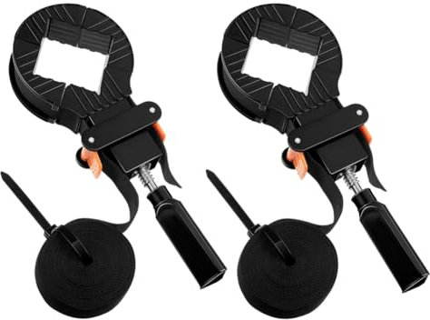 Kliplinc Quick Release Hose Clamps for Woodworking, Adjustable Picture Frame Clamp Tool