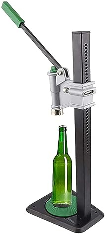Manual Bottle Capper Tool, Beer Capping Machine Bottle Cap for Home Brewing, Adjustable Height Beer Bottle Capping Machine for 26-29mm Round Bottles Caps