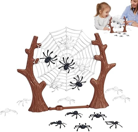 Springendes Spinnennetz-Spiel, Spinnennetz-Spielzeug für Kinder | Springspinnen-Spielspielzeug | Mehrzweck-Hüpfspinnenspielzeug für Familientreffen, Partys mit Freunden und Spieleabende