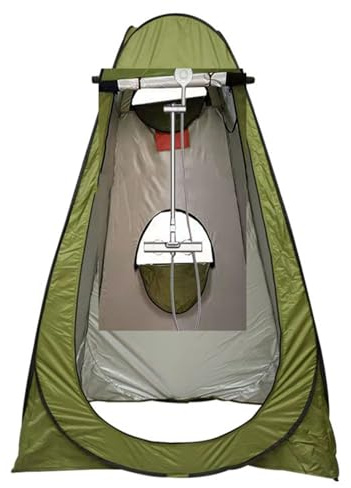 Camping Dusche Zelt Privatsphäre Zelt, Pop-up Umkleide Toilette Privatsphäre Zelt, Instant Portable Privatsphäre Zelt für Outdoor-Dusche, Umkleideraum, Sonnenschutz und Camping Toilette (grün)