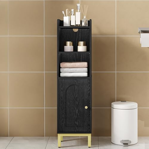 Hzuaneri Meuble de Salle de Bain, Meuble de Rangement de Salle de Bains