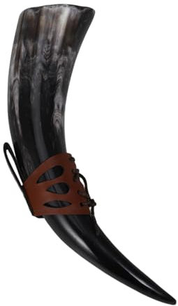 Cabilock Récipient à Boire Nordique Corne Moyenne Bol Viking Pour Hydromel Bière Coupe Médiévale Viking Tasse à Boire Médiévale Décor Intérieur Vintage