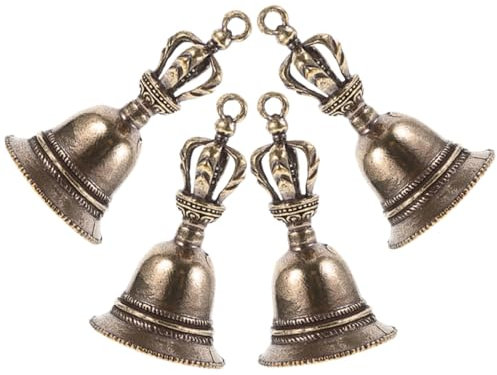 HOOTNEE Kupferglocke Schlüsselanhänger Vintage-Glocke DIY-hängeglocke Kupferdekor Kleines Ornament