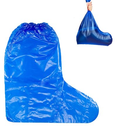 Fayemint 10 Paia Copriscarpe Antipioggia Portatili, Copriscarpe Impermeabili, Copriscarpe Antipioggia, Resistenti ed Elasticizzati, per Interno ed Esterno
