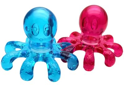 Baluue Lot De 2 Masseurs De Tête Pieuvre Portables, Masseurs Professionnels Du Cuir Chevelu En Plastique, Détente Anti-stress, Massage Crânien à Domicile, Soins Capillaires Relaxants Pour Tout Public