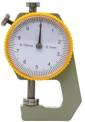 Spessimetro digitale con display a lancetta Strumento di misurazione dello spessore Tester del calibro a quadrante(0 to 20mm)