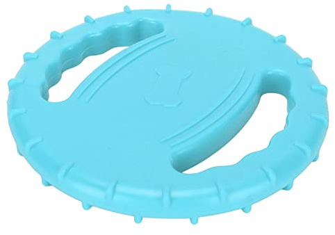 Haofy Disque Volant pour Chiens de Grande Taille, Disque de Récupération en Caoutchouc Couinant en Matériau TPR, Jouet à Mâcher Flottant avec Nettoyage des Dents pour Jeux Aquatiques, Entraînement