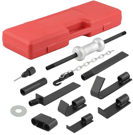 maXpeedingrods 13 Pcs Slide Hammer Dent Puller Set, Automotive Dent Remover, Heavy Duty Auto Body Truck Repair Tool Kit, 10LBS Slide Hammer Puller Set