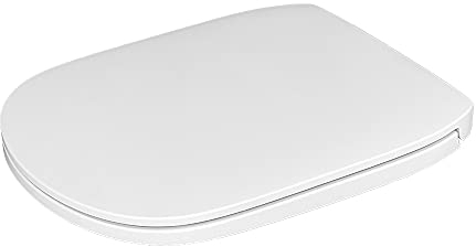 Inbagno Copriwater Sedile WC Ideal Standard Tesi New con Chiusura Rallentata e Sgancio rapido, in Duroplast Bianco