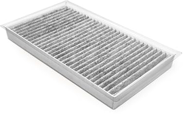 Filtro a carboni attivi per aspiratore per unghie Superturbo da 60 watt montato su tavolo manicure