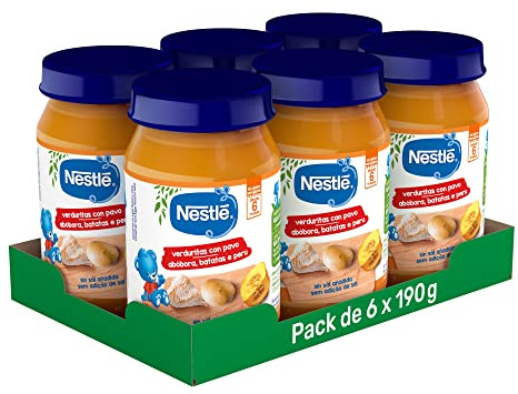 Nestle Verduritas con Pavo​ 6x190g