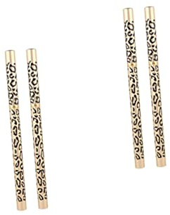LALAFINA 4 Stück Augenbrauen Augen Braunes Make-up Friseur Bleistift Schwarze Kajalstifte Eyeliner-stift Für Frauen Beauty-make-up-tools Hölzern Wasserdicht Wimpernbürste Fräulein