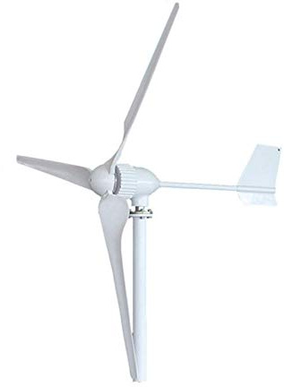 Aerogenerador 1000W, 24V/48V Generador con 3 aspas Generador de energía eólica para Uso doméstico,24v