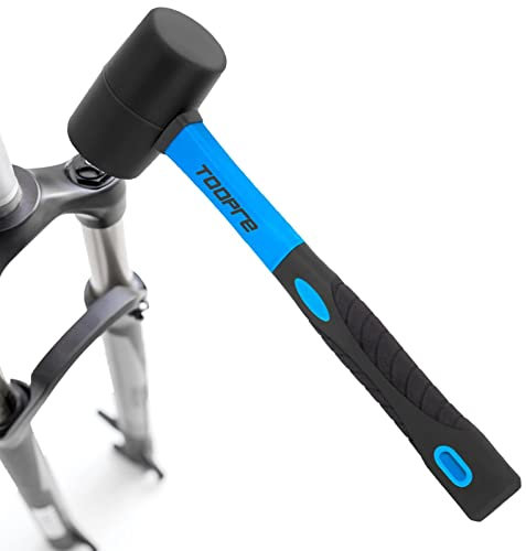 Rubber Hammer Mallets,Fiberglass Handle Rubber Mallets Repair Mallets - Ergonomic and Smooth Rubber Hammer with Embedded Structure, Solid for Woodworking, Flooring, Tent Stakes Lxury