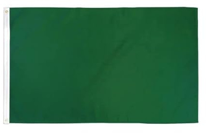 Flagge, 90 x 150 cm (ohne Fahnenmast), dunkelgrün, einfarbig, aus Polyester