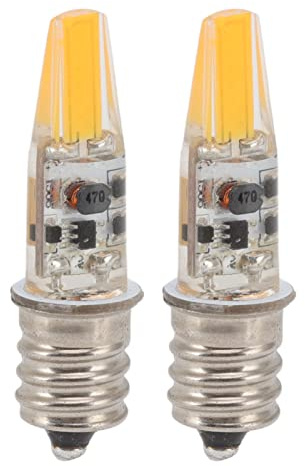 Hyuduo 2 Stück 2W 12V E12 LED Glühbirne Warmweiß, Energiesparende LED Leuchtmittel mit Langer Lebensdauer Ideal für Büro Bar Halle Dekoration