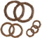 7 Pcs Couronnes de Vigne Naturelle,Couronne Osier,DIY Couronnes Décoratives pour Noël, Vacances, Mariage, Fête et Décoration d'Intérieur d'automne (30/20/12 cm)