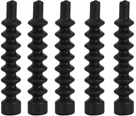 5PCS Mountain Bicycle Bike V Brake Cable Rubber Boots, Great Brake Rebound Feel, Suitable for V-Brake Mountain Folding Bike
