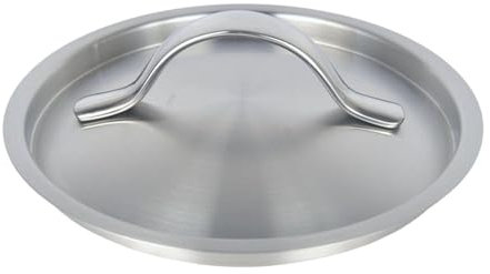 Baoblaze Stainless Steel Pot Lid Pans Pots Lid Cover Barbecue Tool Practical Round Replacement Frying Pan Lid Skillet Lid for Barbecue, 18cm