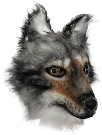 perfeclan Halloween Maske Cosplay Requisiten Lustige Wolf Maske für Geburtstag Maskerade Party Requisiten