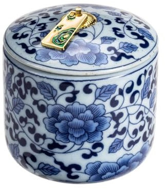 FBHappiness Tea Caddy Leaf Jar Ceramic Sealed Jar Loose Tea Bucket With Lid Wake Up Tea Storage Tea Mug Sealed Storage Household Tea Box Sealed Tea Can With Cover