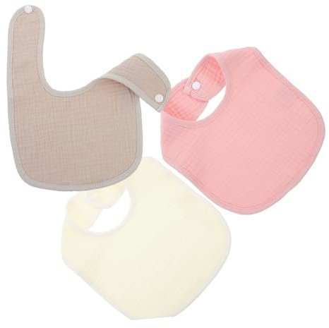 CIMAXIC Sabberlätzchen Für Babys Aus Baumwolle Lätzchen Mit Druckknopf Unglaublich Sanft Für Empfindliche Haut
