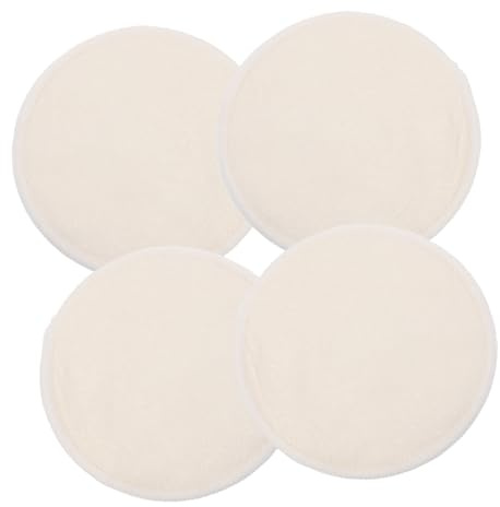 Vaguelly 4pezzi Coppette Assorbilatte Riutilizzabili Lavabili Cuscini Per Allattamento Morbide e Confortevoli Per Protezione