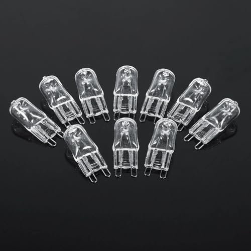 BLOMDE 10pcs g9 bulbo alogeno di base 120V 230V 40w Lulbo di illuminazione 120V 40w 10pcs