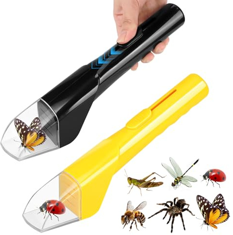 Spinnenfänger Insekten Lebendfalle 2 STK Insektenfänger Insektenfalle Falle mit Teleskopgriff Insektenfalle Lebend Fliegenfänger Kinder Insektenretter für Zuhause Garten Motten