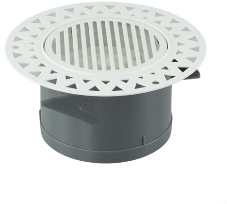 Zilimontt 75mm And 100Mm Round Vent Cover Ceiling Diffuser Grill For Bathroom Kitchen Extractor Fan Ventilation System In White(100mm)