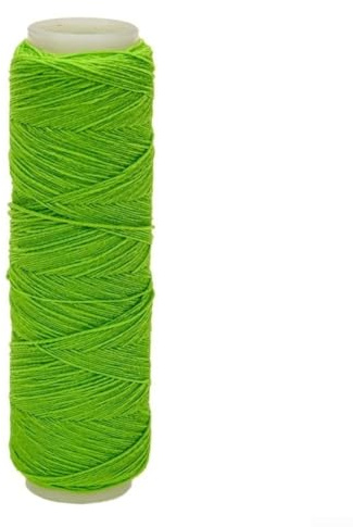 Cuerda elástica de nailon para pesca con mosca para atar cebos y señuelos de cangrejo con grosor reforzado y rendimiento fiable (verde)