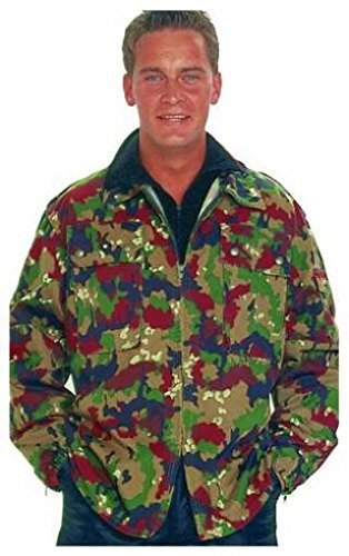 Fratelliditalia Jacke Camouflage Militare Army Camouflage Schweiz Jagdjacke Baumwolle, S