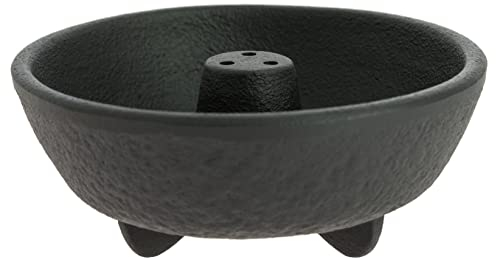 Iwachu INC29080BK Incensario Fuente, Hierro Colado de Japón, Negro