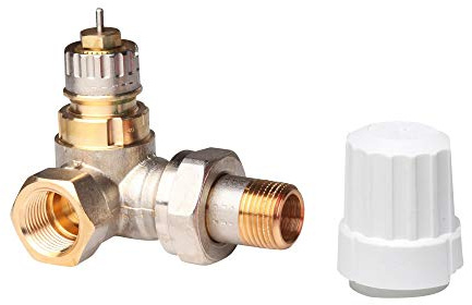 Corps thermostatique d'angle - F 3/8 - Coude à gauche - RA-N - Danfoss