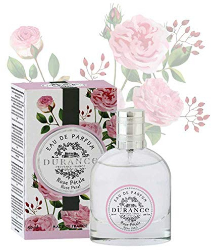 Durance Eau de Parfum For Women (50ml) Rose Petal Scent, Women's Luxury Fragrance - Natural & Safe, Long Lasting