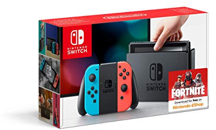 Nintendo Switch - Neon Red/Neon Blue (Renewed)