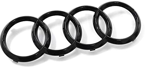 Audi 83A071801 - Anelli per griglia radiatore, colore: nero