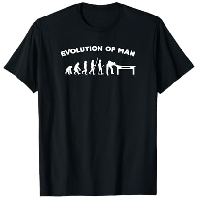 Billiardspieler und Billiard Evolution Pool Snooker T-Shirt