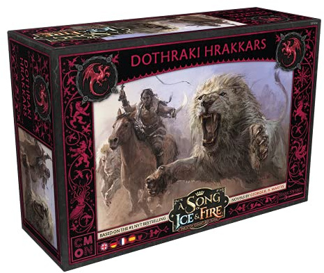 CMON, A Song of Ice & Fire – Hrakkars der Dothraki, Erweiterung, Tabletop, 2 Spieler, Ab 14+ Jahren, 45+ Minuten, Deutsch, Mehrsprachig