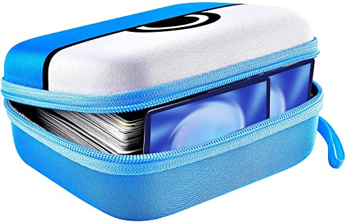 PAIYULE Kartenhalter Etui für PM TCG Karten, Kartenspiel-Aufbewahrungsbinder, Kartenbox passend für PM Ex/GX und alle sortierten Karten - fasst 450 Karten (nur Box)