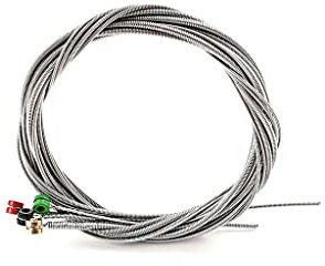 Alnicov 4-saitige Basssaiten, Edelstahl, mit farbigen Kugelenden für E-Bassgitarren-Ersatzteile