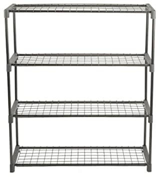 Home Beauty 4 Tier Greenhouse Staging & shelving Racks, Multipurpose Storage Rack, Powder Coated Steel and Heavy Duty Storage Shelving Units