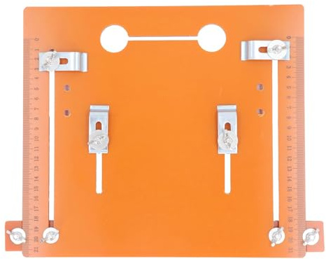 Piastra Guida Per Sega Circolare Piastra di Inserimento Per Tavolo Fresa Piastra Guida Per Sega Circolare Banco Per Lavorazione del Legno Piastra Ribaltabile Per Macchina da Taglio 25x28 Cm/9,8x11in