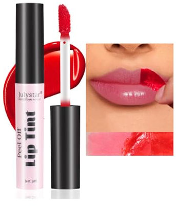 Lip Stain Peel Off Lip Stain Lip Tint, Long Lasting Tattoo Color Lip Gloss Waterproof Transfer Proof Matte Finish Lip Tint Stain Non-stick Cup Liquid Lipstick Lip Makeup For Women Girls